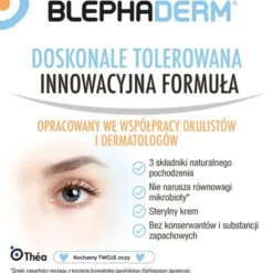 Blephaderm, łagodzący krem na powieki i okolice oczu, 40 ml