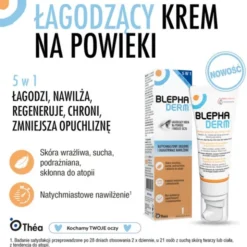 Blephaderm, łagodzący krem na powieki i okolice oczu, 40 ml