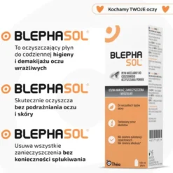 Blephasol, płyn micelarny do pielęgnacji wrażliwych powiek, 100 ml