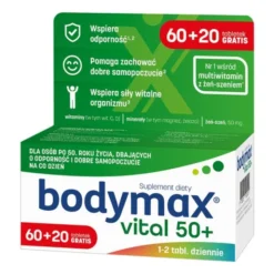 Bodymax Vital 50+, tabletki, 60 szt. + 20 szt.