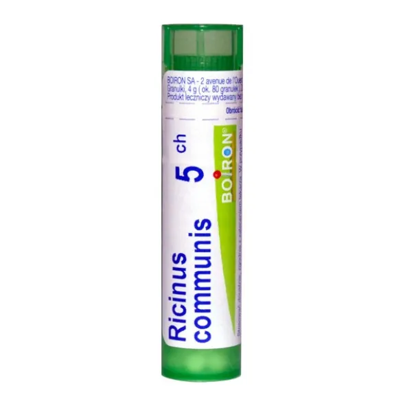 Boiron Ricinus communis, 5CH, granulki, 4 g