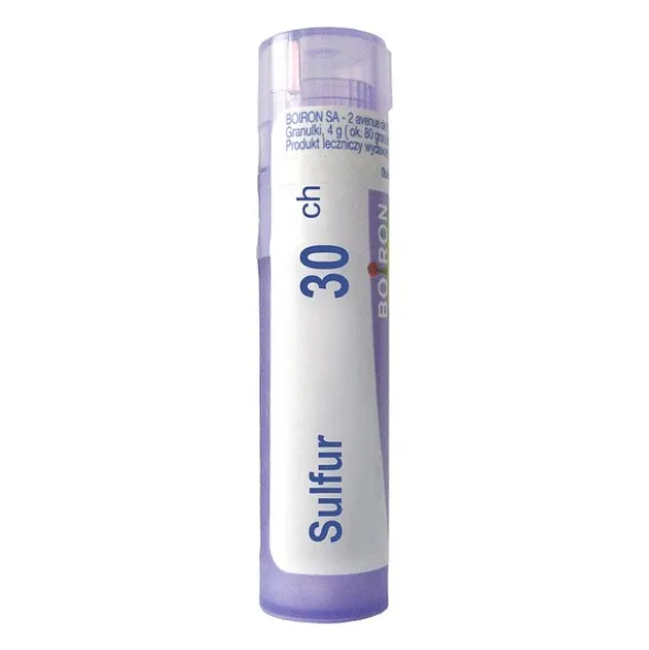 Boiron Sulfur, 30 CH, granulki, 4 g
