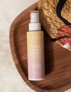 Bosko Cosmetics, lekki spray do włosów z termoochroną, 100 ml