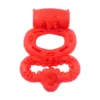 Boss Of Toys, Pierścień wibracyjny CockRing Red, 1 szt.