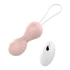 Boss Of Toys, Vibrating Silicone Kegel Balls, Flesh, wibracyjne kulki gejszy