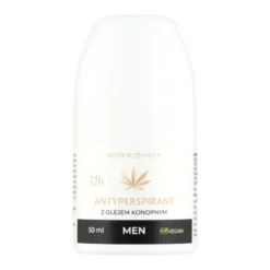Botanic Help Men, antyperspirant z olejem konopnym 48H, 50 ml