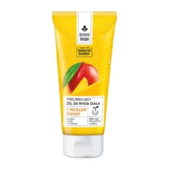 Botanic Origin, żel peelingujący do mycia ciała z masłem mango, 200 ml
