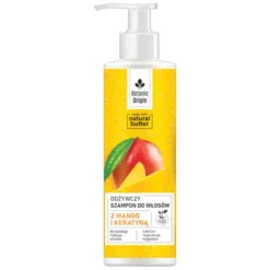 Botanic Origin, odżywczy szampon do włosów z mango i keratyną, 300 ml