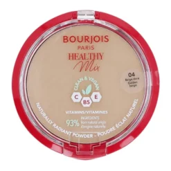 Bourjois Healthy Mix Clean, matujący puder prasowany, 04 Golden Beige, 10 g