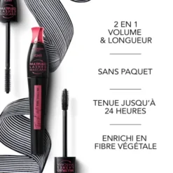 Bourjois Twist-Up The Volume, tusz do rzęs, 24H Black, 8 ml