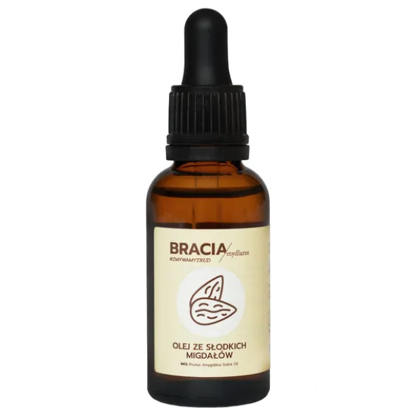 Bracia Mydlarze, olej ze słodkich migdałów, 30 ml