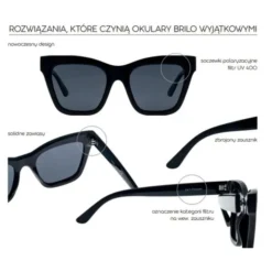 Brilo, okulary przeciwsłoneczne, damskie, model RE S689-2