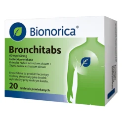 Bronchitabs, 60 mg + 160 mg, tabletki powlekane, 20 szt.