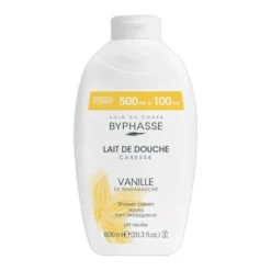 Byphasse Caresse, krem pod prysznic z ekstraktem z wanilii, 600 ml