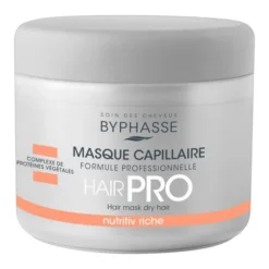 Byphasse Hair Pro, Nutritiv, bogata maska do włosów suchych, 500 ml