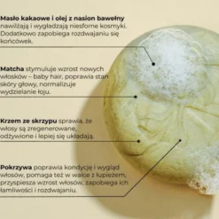 Calendula Modern Self Care, szampon w kostce, Matcha & Pokrzywa & Skrzyp, 80 g