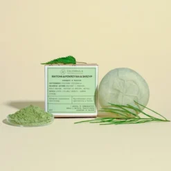 Calendula Modern Self Care, szampon w kostce, Matcha & Pokrzywa & Skrzyp, 80 g