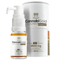 CannabiGold Premium 1500 mg, krople, 12 ml