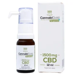 CannabiGold Terpenes+, 1500 mg CBD, krople, 12 ml
