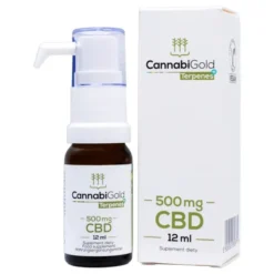 CannabiGold Terpenes+, 500 mg CB, krople, 12 ml