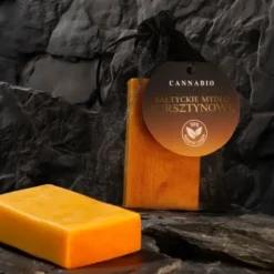 CannaBio Bałtyckie Mydło Bursztynowe, mydło, 85 g