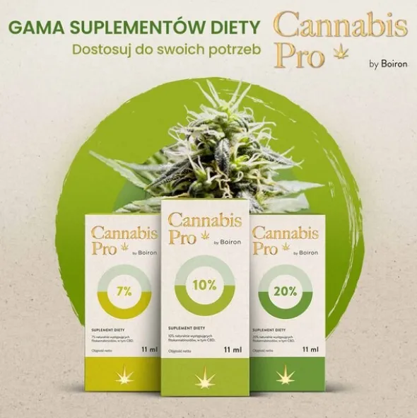 Cannabis Pro By Boiron 20%, olej, 11 ml