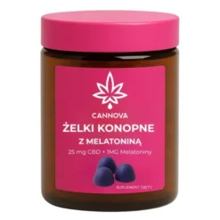 Cannova Żelki Konopne z Melatoniną, żelki, 60 szt.