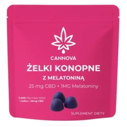 Cannova Żelki konopne z melatoniną, 3 szt.