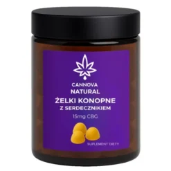 Cannova Natural Żelki Konopne z Jemiołą i Wrzosem, żelki, 60 szt.