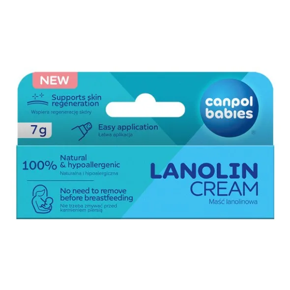 Canpol Babies, maść lanolinowa do brodawek sutkowych, 7 g