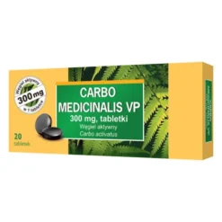 Carbo Medicinalis VP, 300 mg, tabletki, 20 szt.