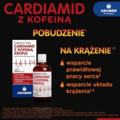Cardiamid z kofeiną, krople doustne, 100 ml