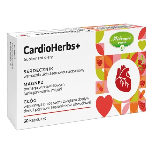 CardioHerbs +, kapsułki, 30 szt.