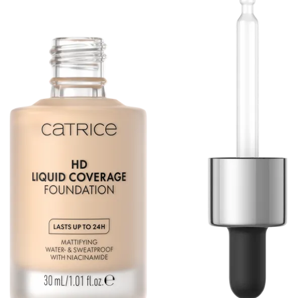 Catrice HD liquid coverage, kryjący podkład nr 010 Light Beige, 30 ml