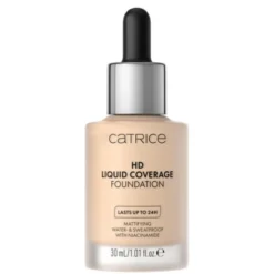Catrice HD liquid coverage, kryjący podkład nr 010 Light Beige, 30 ml