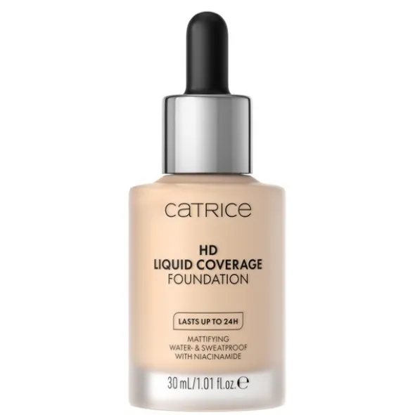 Catrice HD liquid coverage, kryjący podkład nr 010 Light Beige, 30 ml
