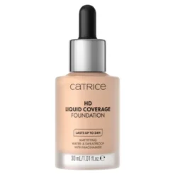 Catrice HD liquid coverage, kryjący podkład nr 020 Rose Beige, 30 ml