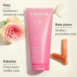 Caudalie Rose de Vigne, żel pod prysznic, 200 ml