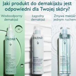 Caudalie Vinoclean, migdałowe mleczko do demakijażu, 200 ml