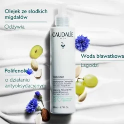 Caudalie Vinoclean, migdałowe mleczko do demakijażu, 200 ml