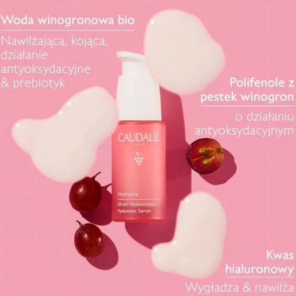 Caudalie VinoHydra, serum z kwasem hialuronowym, 30 ml