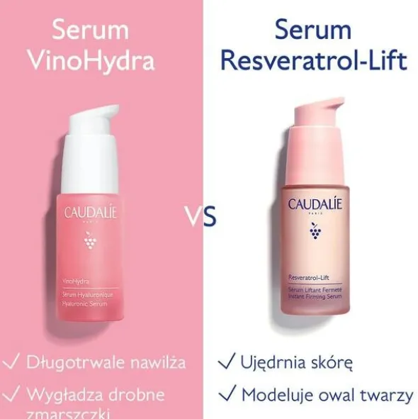 Caudalie VinoHydra, serum z kwasem hialuronowym, 30 ml