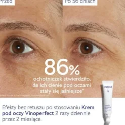 Caudalie Vinoperfect, krem rozjaśniający pod oczy, 15 ml