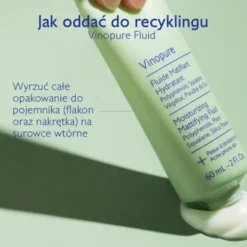 Caudalie Vinopure, fluid matująco-nawilżający, 60 ml