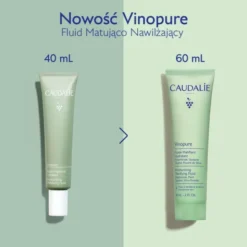Caudalie Vinopure, fluid matująco-nawilżający, 60 ml