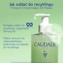 Caudalie Vinopure, oczyszczający żel myjący, 75 ml