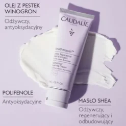 Caudalie Vinotherapist, regenerujący krem do rąk i paznokci, 75 ml