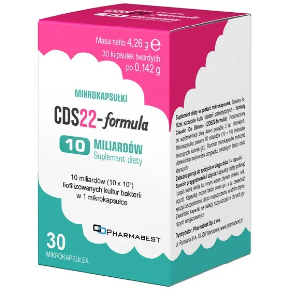 CDS22-formula 10 mld, mikrokapsułki, 30 szt.
