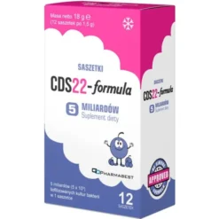 CDS22-formula 5 mld, saszetki z proszkiem, smak borówkowy, 12 szt.