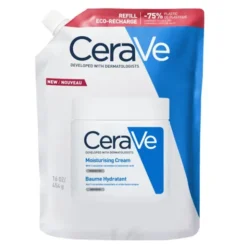 Cerave, balsam nawilżający do ciała i twarzy dla skóry suchej i bardzo suchej, refill, 454 g